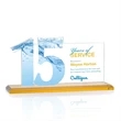 Hazelton VividPrint™ Award - Amber | https://www.bestnamebadges.com