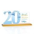 Hazelton VividPrint™ Award - Amber | https://www.bestnamebadges.com