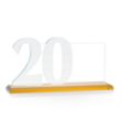 Hazelton VividPrint™ Award - Amber | https://www.bestnamebadges.com