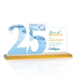 Hazelton VividPrint™ Award - Amber | https://www.bestnamebadges.com