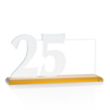Hazelton VividPrint™ Award - Amber | https://www.bestnamebadges.com