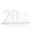Hazelton Award - Clear | https://www.bestnamebadges.com