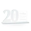 Hazelton Award - White | https://www.bestnamebadges.com