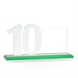 Hazelton Award - Green | https://www.bestnamebadges.com