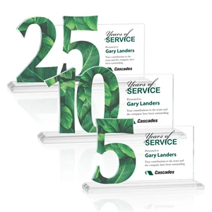 Hazelton VividPrint™ Award - Clear | https://www.bestnamebadges.com