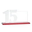 Hazelton VividPrint™ Award - Red | https://www.bestnamebadges.com