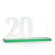 Hazelton VividPrint™ Award - Green | https://www.bestnamebadges.com