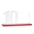 Hazelton Award - Red | https://www.bestnamebadges.com
