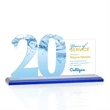 Hazelton VividPrint™ Award - Blue | https://www.bestnamebadges.com