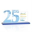 Hazelton VividPrint™ Award - Blue | https://www.bestnamebadges.com