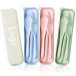 Reusable Wheat Straw Cutlery Sets