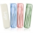 Reusable Wheat Straw Cutlery Sets | https://www.bestnamebadges.com