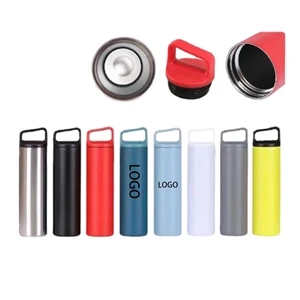 20oz Outdoor Sports Insulated Water Bottle With Handle