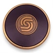 SlimLine Coaster with Die Struck Emblem | https://www.bestnamebadges.com