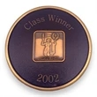SlimLine Coaster with Die Struck Emblem | https://www.bestnamebadges.com