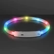 Bright Light Up Dog Collar, Rechargeable | https://www.bestnamebadges.com