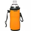 Custom Drawstring Neoprene Water Bottle Insulators | https://www.bestnamebadges.com