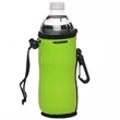 Custom Drawstring Neoprene Water Bottle Insulators | https://www.bestnamebadges.com
