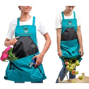 Gardening Apron with Pockets | https://www.bestnamebadges.com