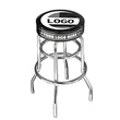 Custom Swivel Bar Stool With Chrome Plated Legs | https://www.bestnamebadges.com