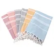 Turkish Beach Quick Dry Towels with Tassel | https://www.bestnamebadges.com
