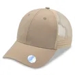 6 Panel Ponytail Trucker Cap | https://www.bestnamebadges.com