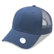 6 Panel Ponytail Trucker Cap | https://www.bestnamebadges.com