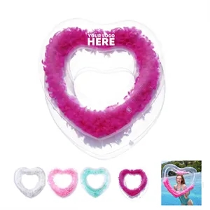 Heart Pool Float Inflatable Swim Ring