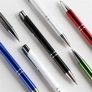 Custom All-In-A-Row Ballpoint Pen | https://www.bestnamebadges.com