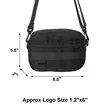 Canvas Crossbody Shoulder Bag | https://www.bestnamebadges.com