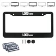 Aluminum License Plate Frame | https://www.bestnamebadges.com