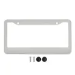 Aluminum License Plate Frame | https://www.bestnamebadges.com