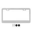 Aluminum License Plate Frame | https://www.bestnamebadges.com