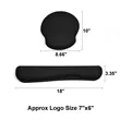 Keyboard Wrist Support Bar And Mouse Wrist Rest Pad Set | https://www.bestnamebadges.com