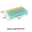 Large Monthly Pill Organizer 28 Days | https://www.bestnamebadges.com
