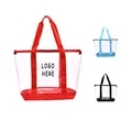 PVC Portable Fashion One Shoulder Cross Body Clear Tote Bag | https://www.bestnamebadges.com