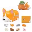 Cute Resin Animal Planter | https://www.bestnamebadges.com