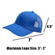 Cotton Twill Mesh Cap | https://www.bestnamebadges.com