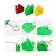 House Keychain w/ Tape Measure - Real Estate Gift | https://www.bestnamebadges.com