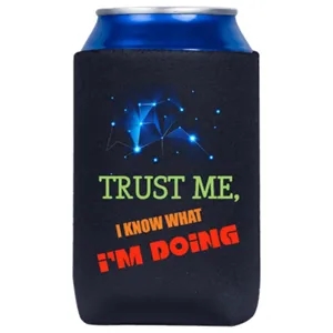 Custom Print Confidence Can Cooler | https://www.bestnamebadges.com