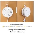 Retractable Portable Travel Power Strip | https://www.bestnamebadges.com