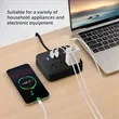 Desktop USB Charging Station with Night Vision Light | https://www.bestnamebadges.com