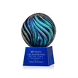 Malton Award on Robson Base - Blue | https://www.bestnamebadges.com