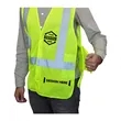 Class 2 Adjustable Breakaway Hi Vis Mesh Safety Vest | https://www.bestnamebadges.com