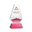 Kingsley VividPrint™ Award on Newhaven Base - Red | https://www.bestnamebadges.com