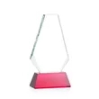 Kingsley VividPrint™ Award on Newhaven Base - Red | https://www.bestnamebadges.com