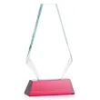 Kingsley VividPrint™ Award on Newhaven Base - Red | https://www.bestnamebadges.com