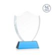 Scudo Shield VividPrint™ Award on Newhaven - Sky Blue | https://www.bestnamebadges.com