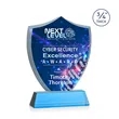 Scudo Shield VividPrint™ Award on Newhaven - Sky Blue | https://www.bestnamebadges.com