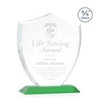 Scudo Shield Award - Green | https://www.bestnamebadges.com